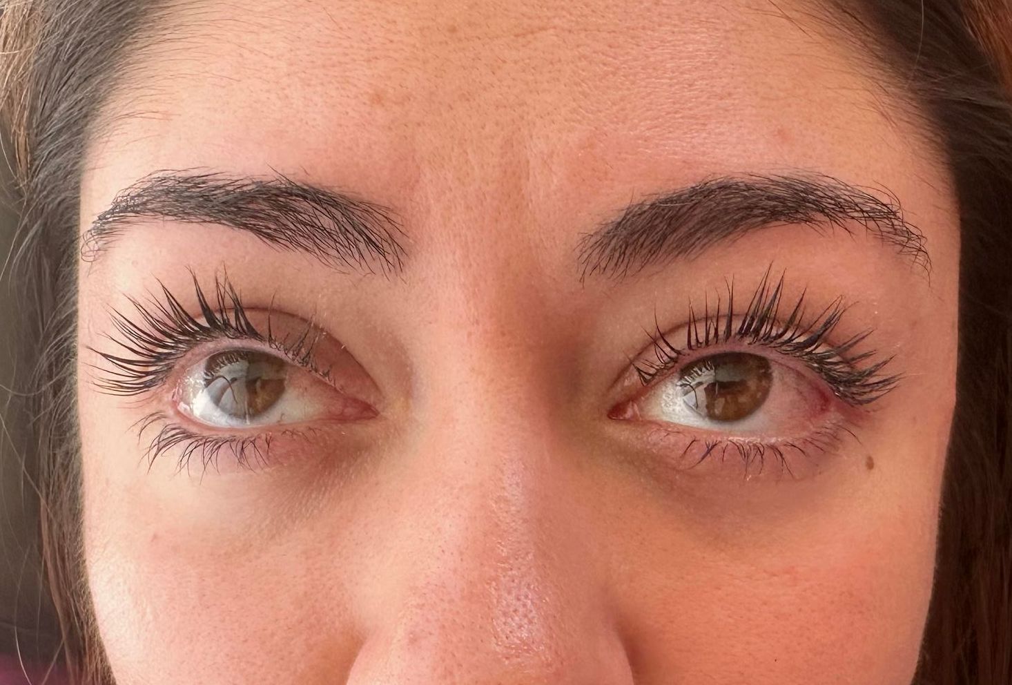 eyelash lift, eyelash tint, natural eyelashes