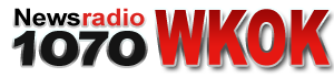 Newsradio 1070 WKOK logo in black and red.