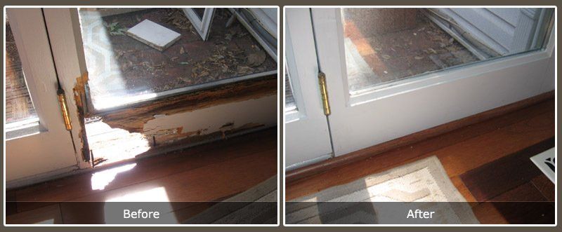 Repair-rotten-wood-on-doors