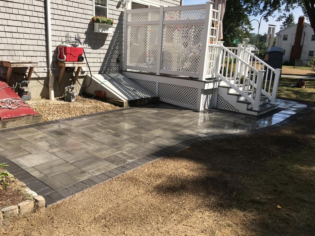 Finished work of hardscaping