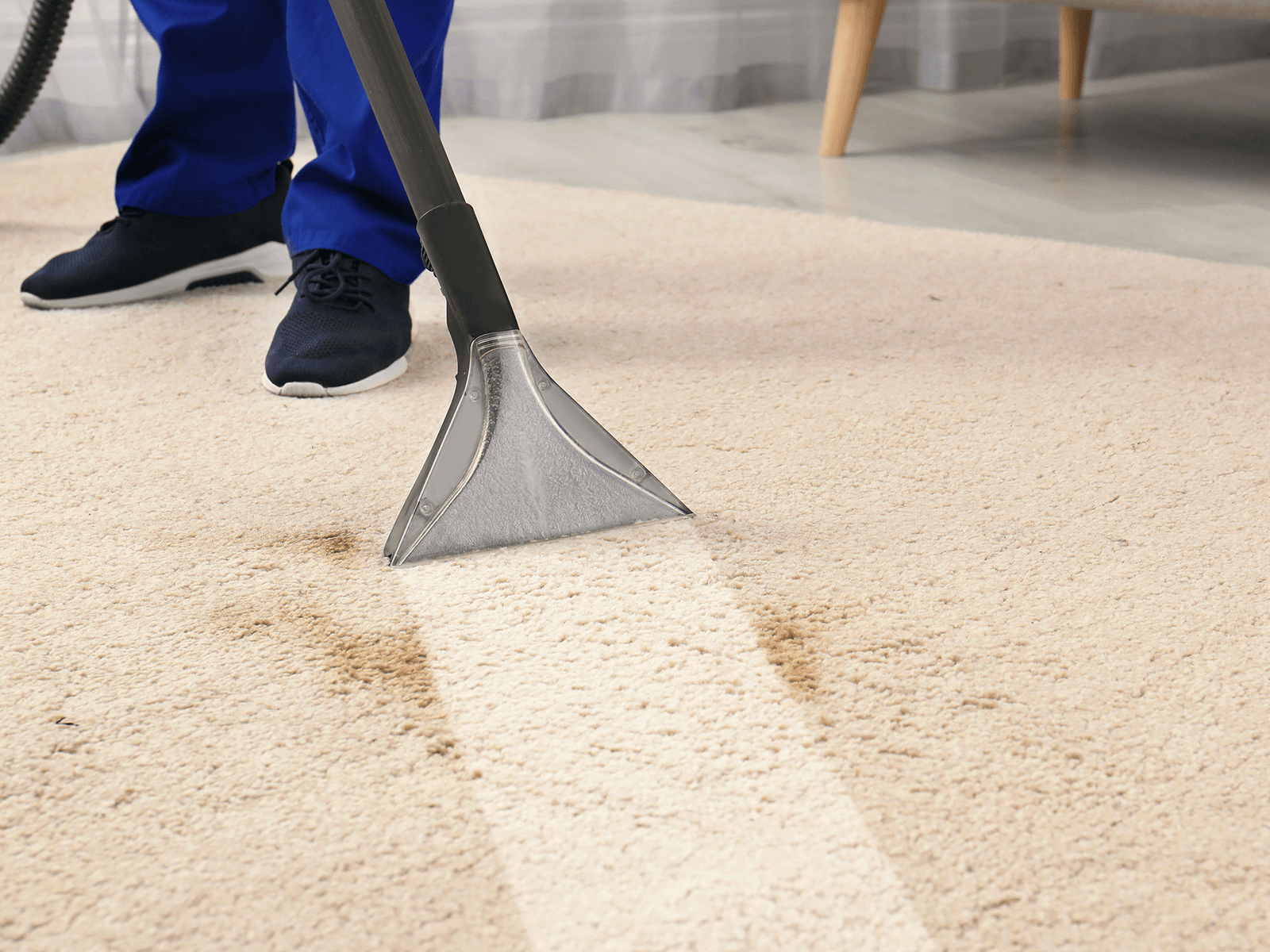 Carpet stain removal