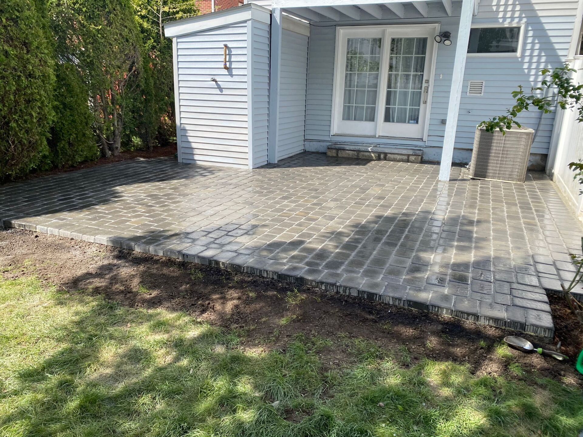 Finished patio work