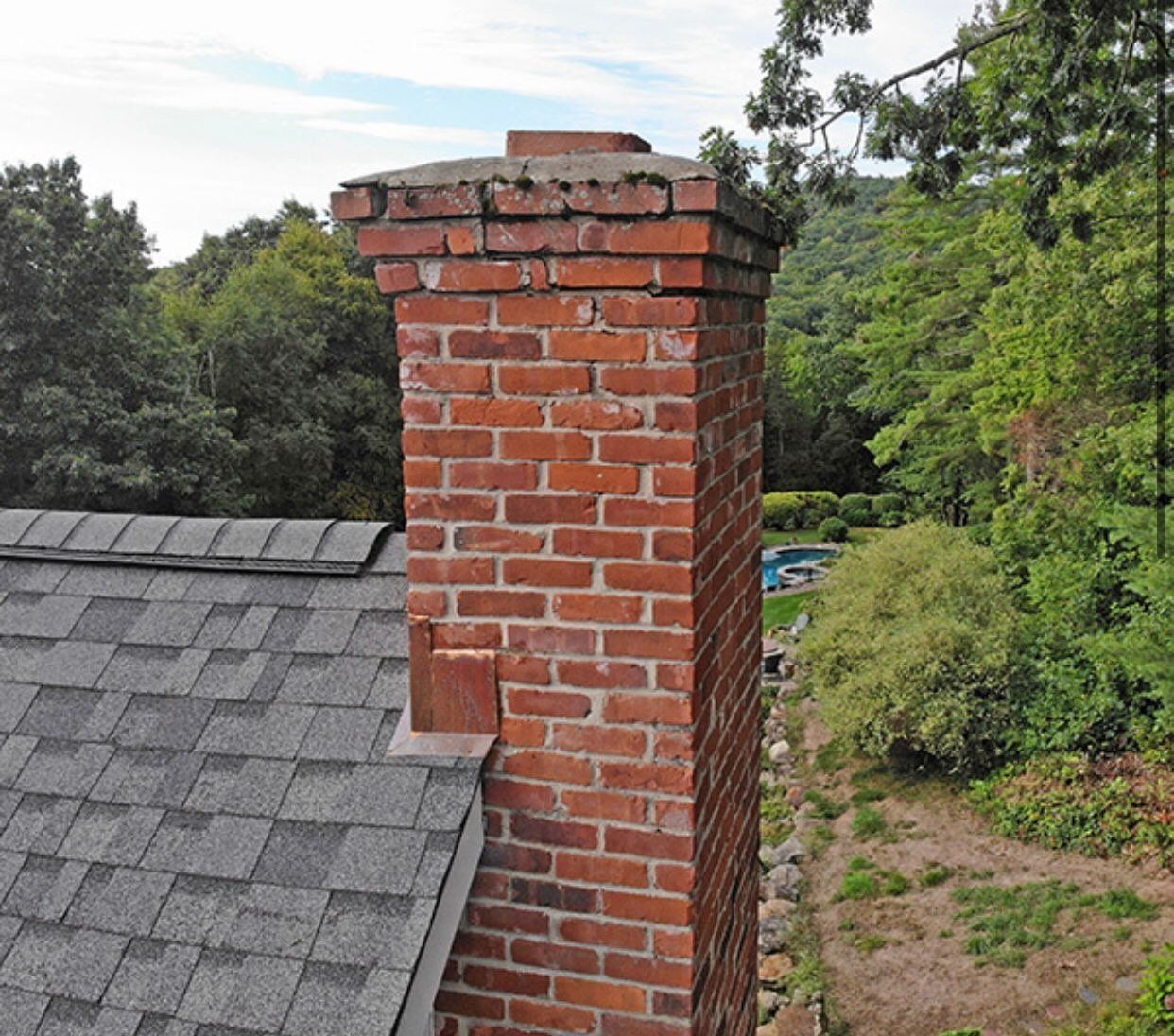 Finished chimney work