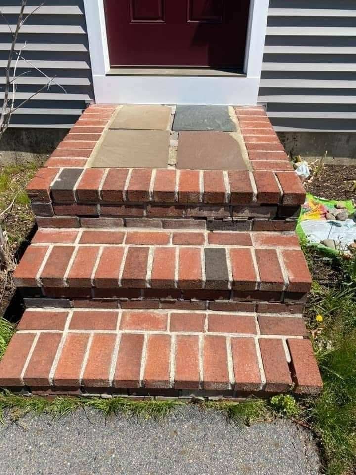 Brick steps