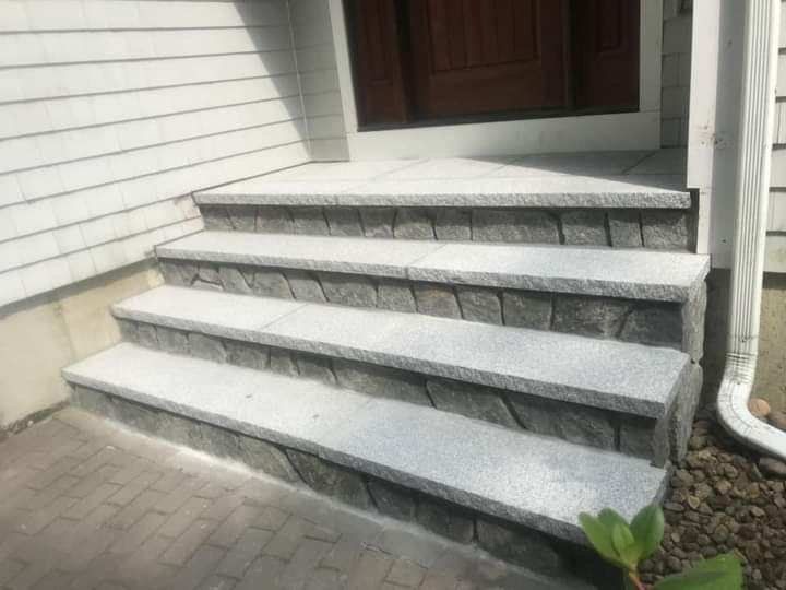 Door steps stonework