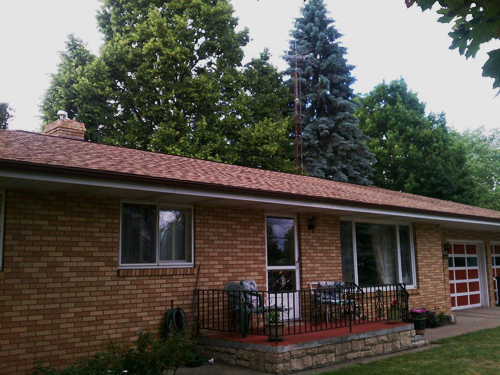 High-quality shingles roofing