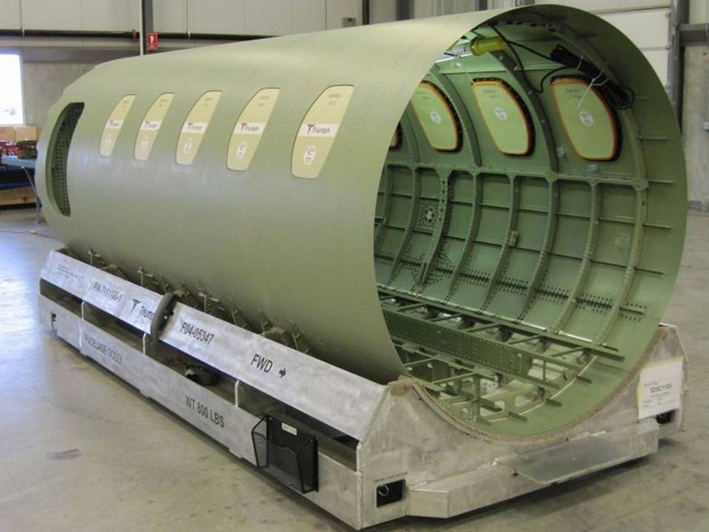 Mid Aft Fuesalage assembly, built from TMC Rolled, Machined, & Joggled Stringers