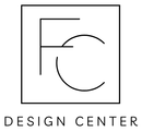 A black and white logo for the design center with a letter c in a square.