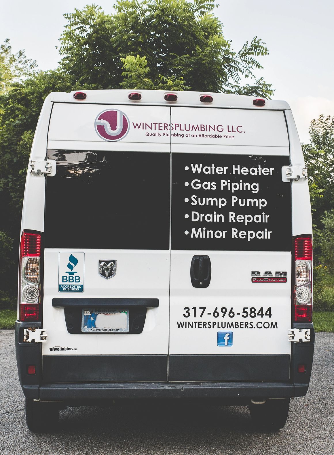 Winters Plumbing van