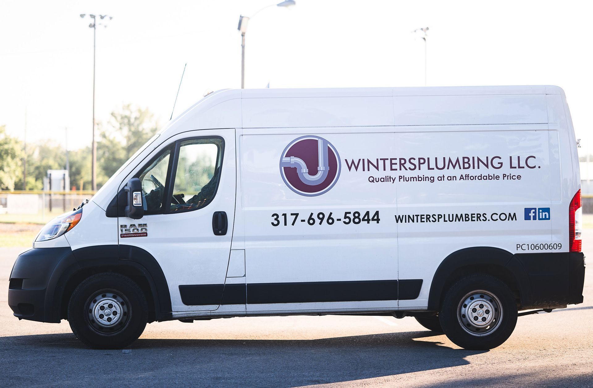 Wings Plumbing vehicle