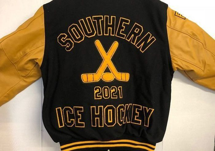 Customized varsity jacket