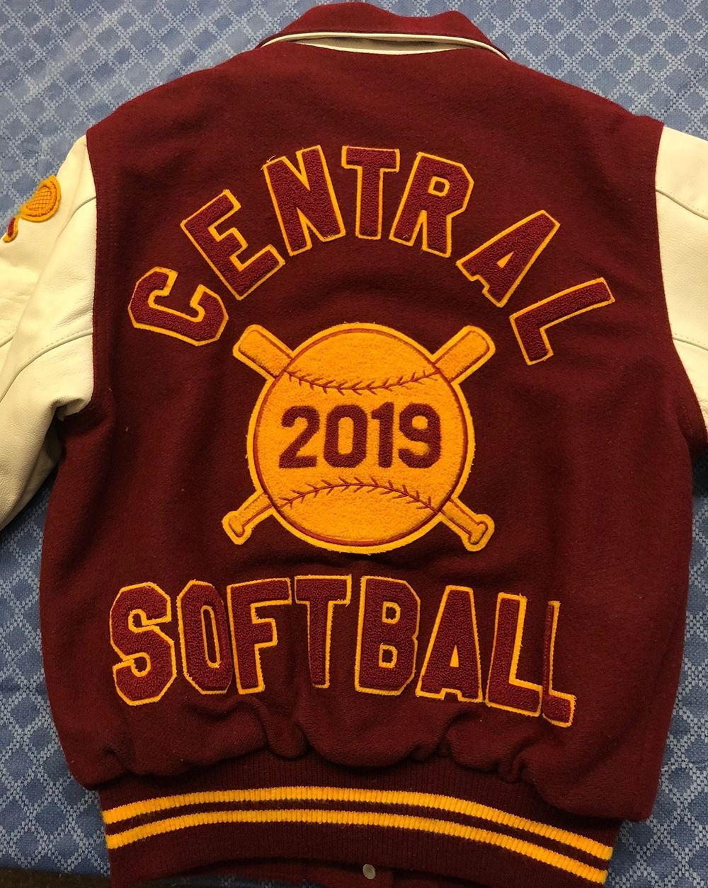 Customized varsity jacket