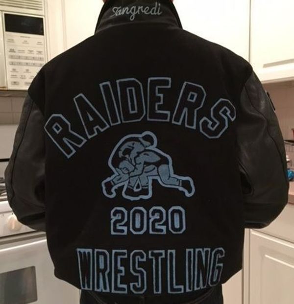 Customized varsity jacket