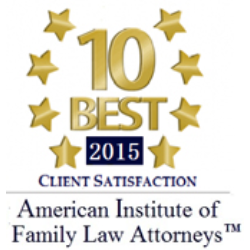 A logo for the american institute of family law attorneys