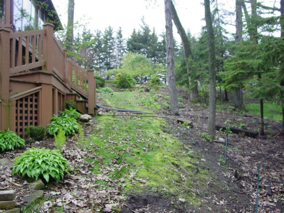 Lots of erosion on the side.