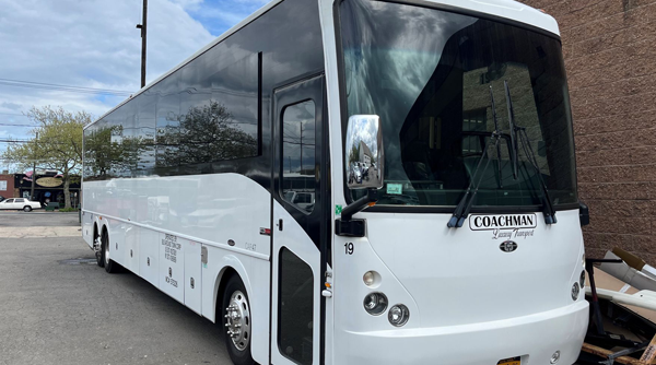 New 47-Passenger Limo Party Bus with Bathroom