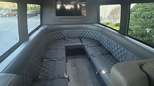Black 14 Passenger Luxury Style Sprinter