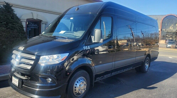 Black 13-Passenger Mercedes Sprinter
