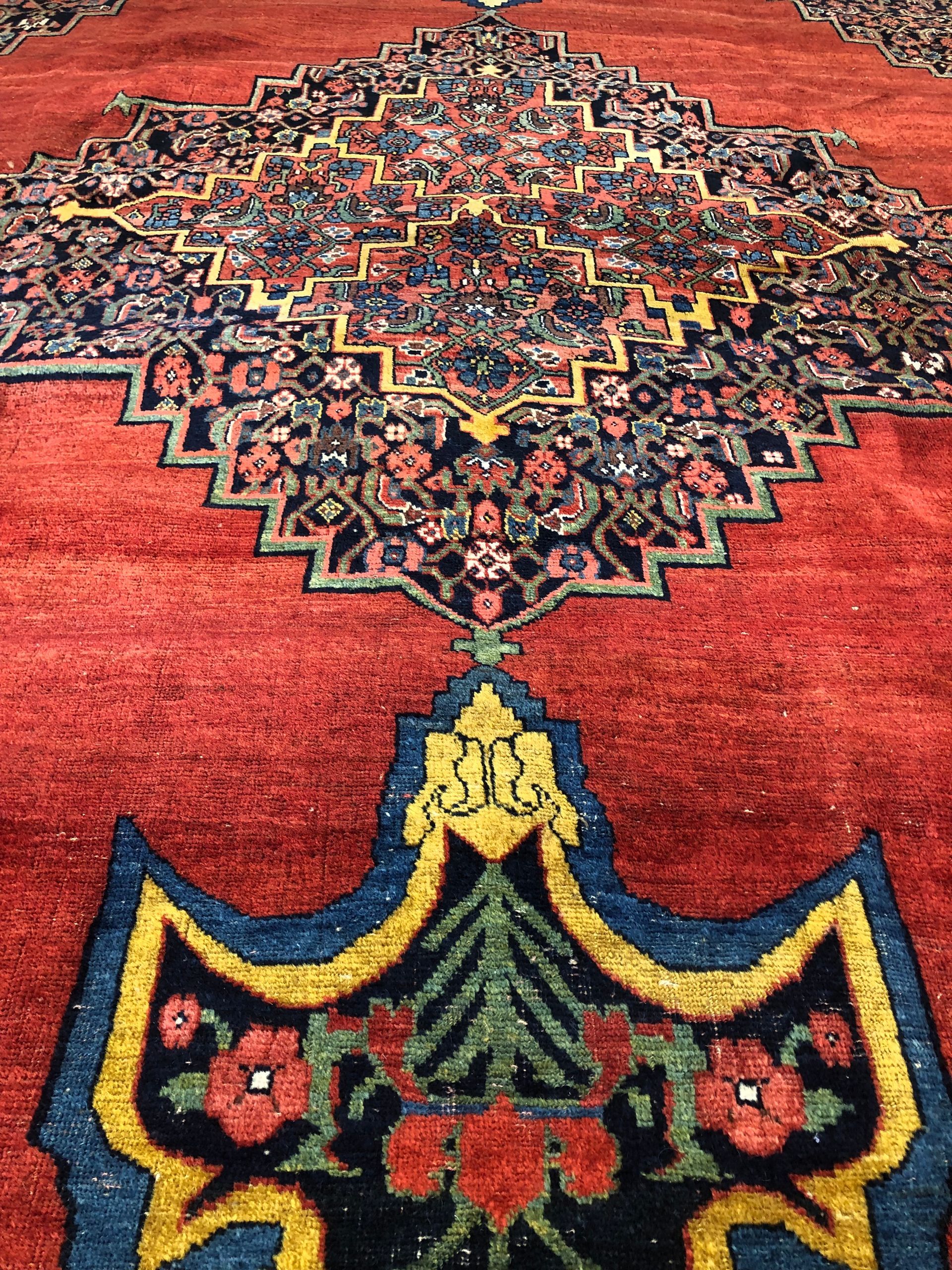 Antique Persian Bidjar Circa