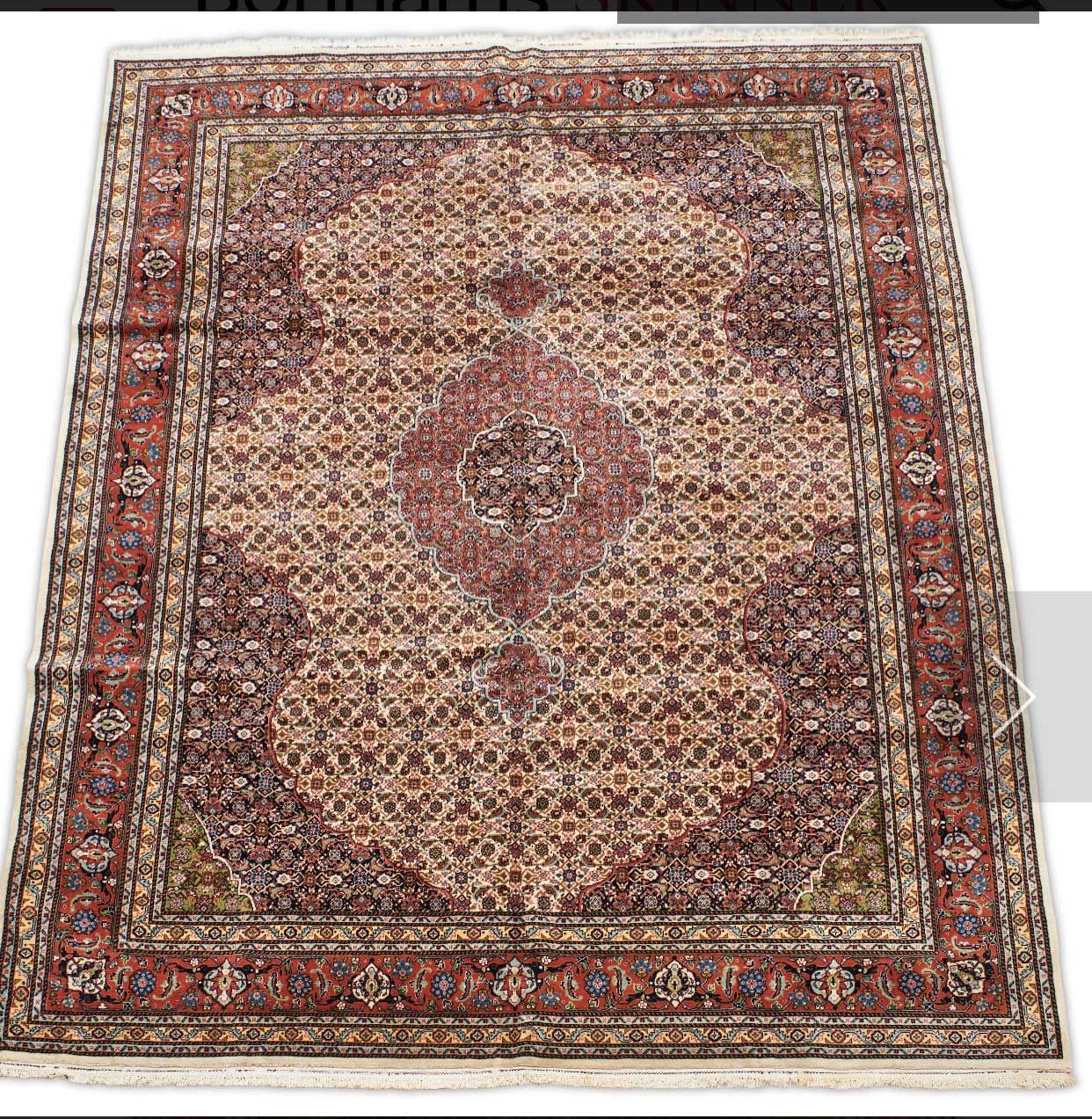 Persian Tabriz circa 1960 rug