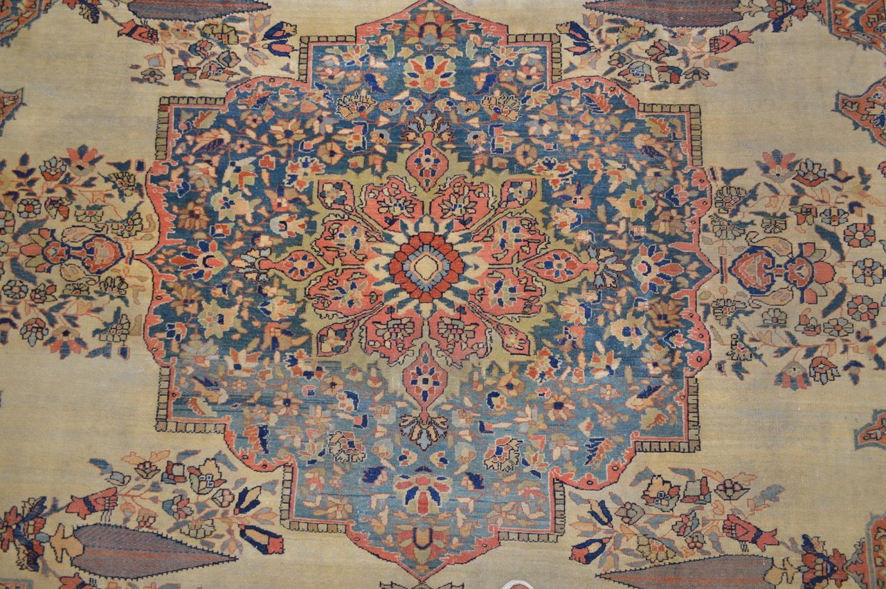 Antique Persian Farahan 9x12