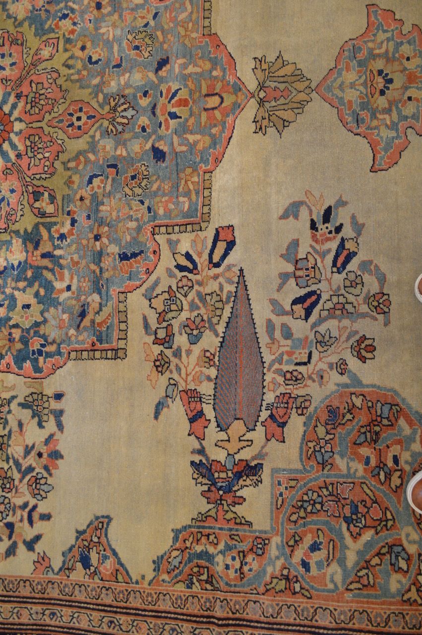 Antique Persian Farahan 9 by 12