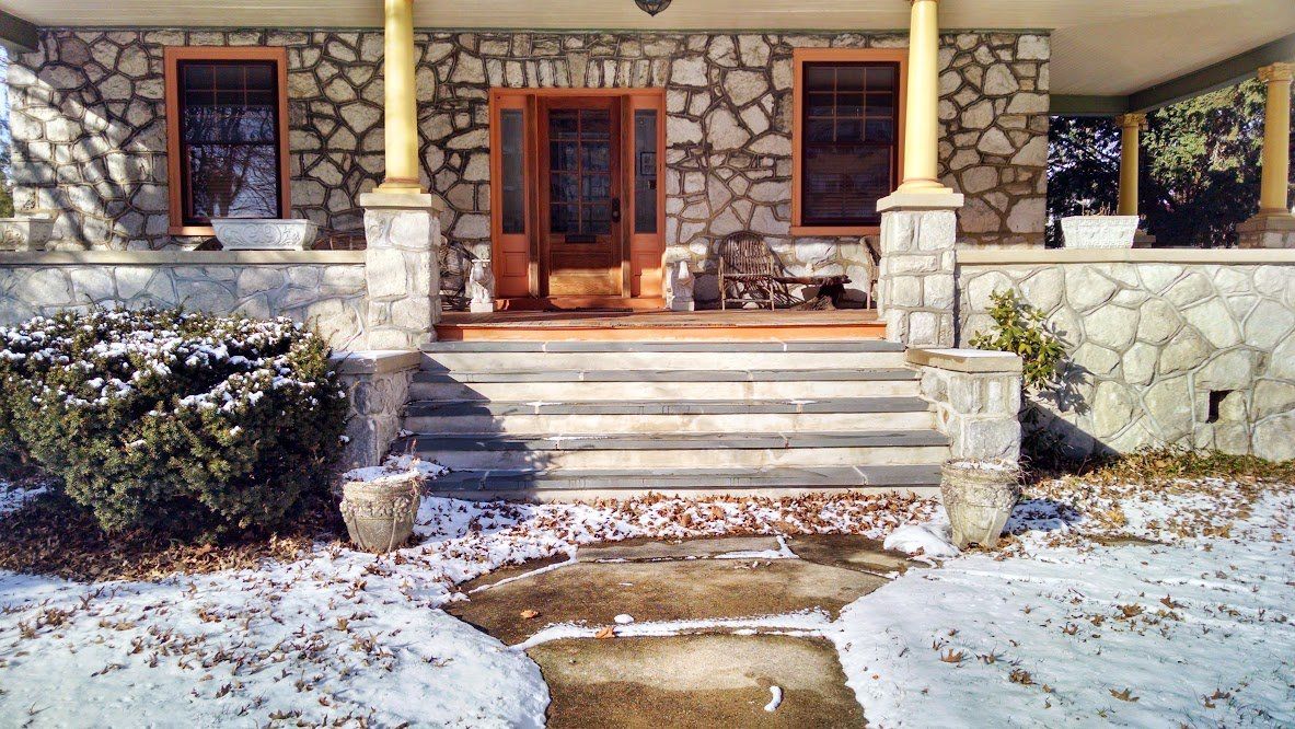 Stone building restoration