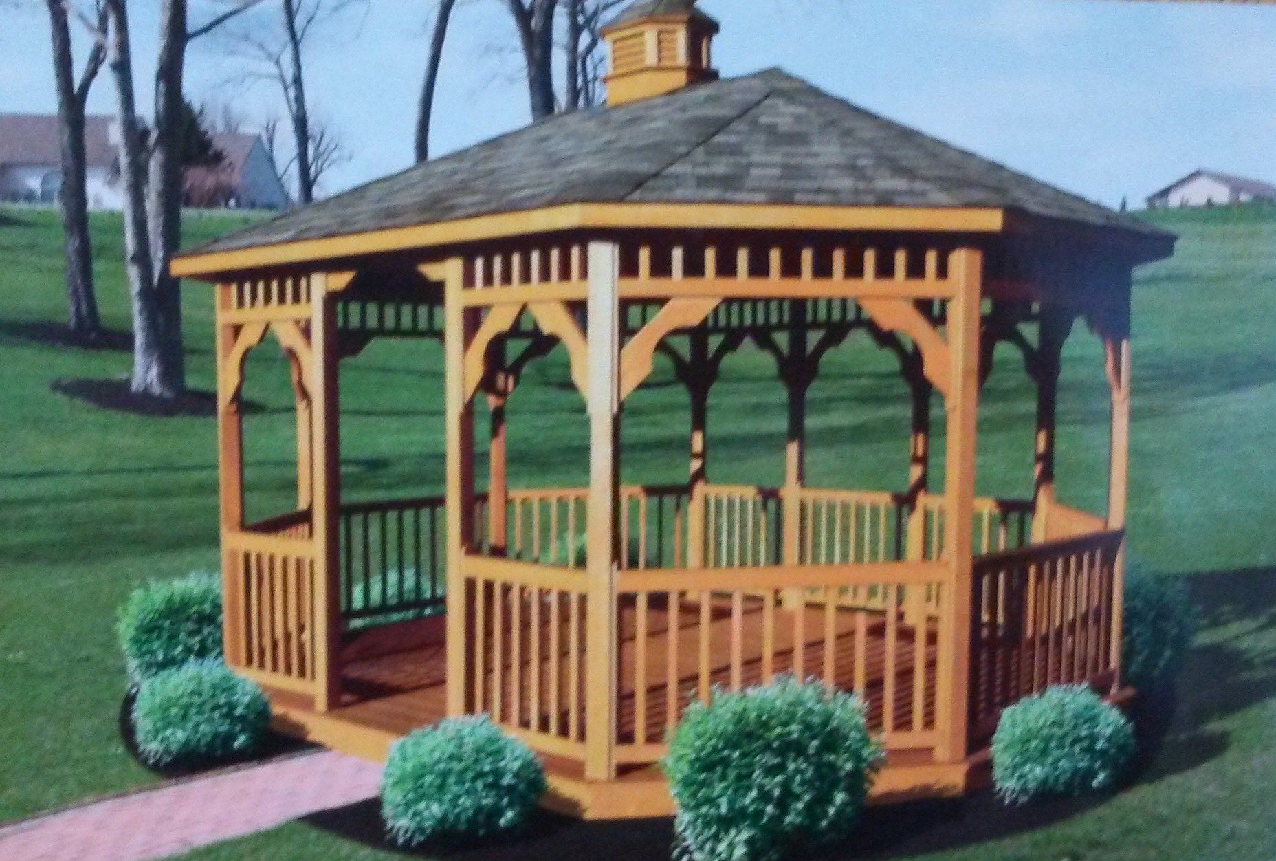 Wood Gazebo