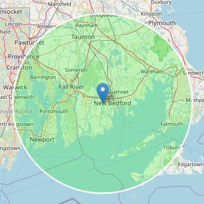 Wel-Bilt Sheds - Radius map