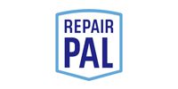 Repair Pal logo in blue and white.