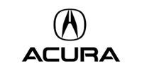Acura logo: Black stylized letter 