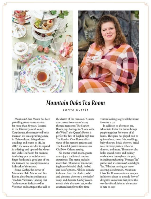 Mountain Oaks Tea Room 