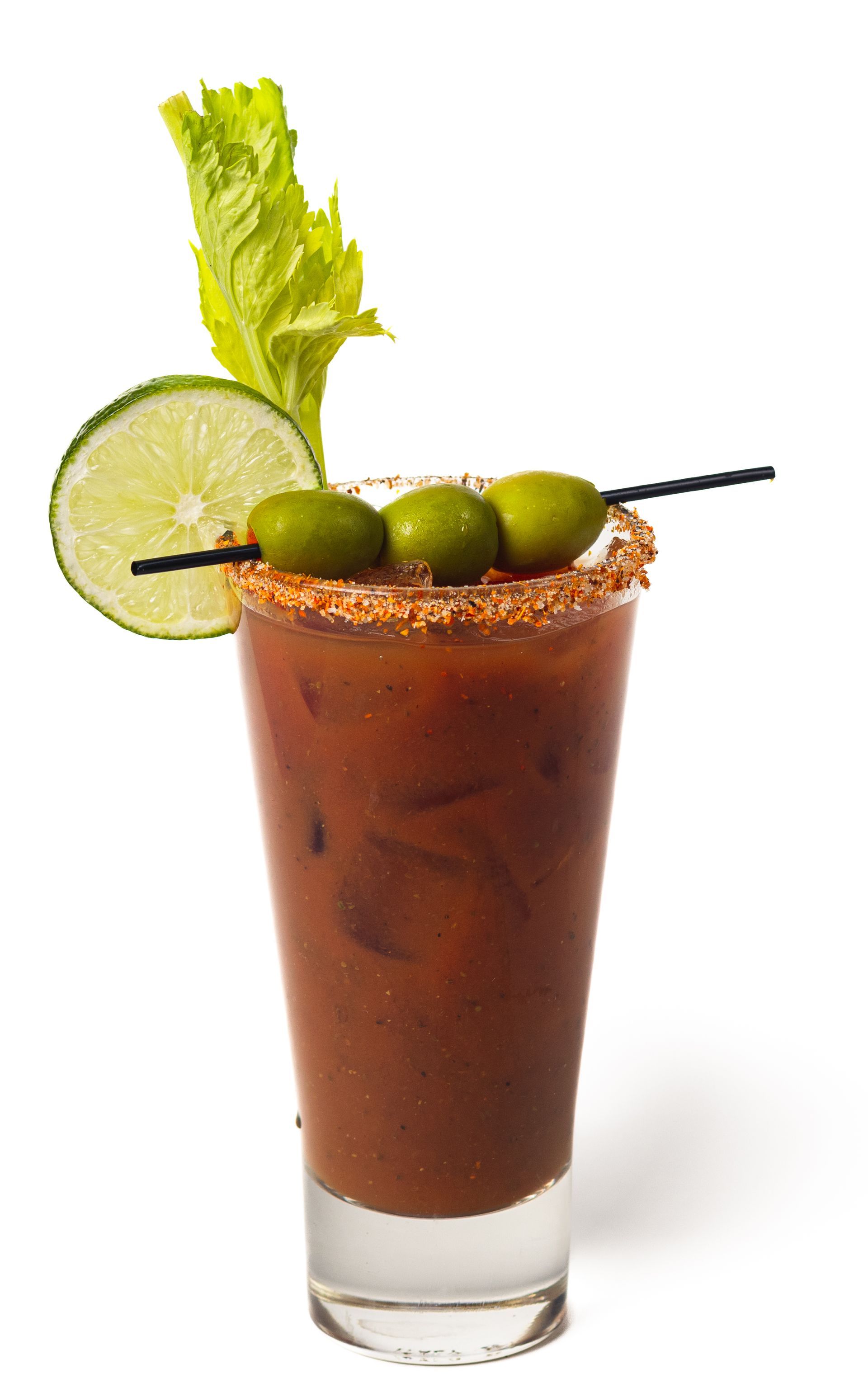 a close up of a drink in a glass with a slice of lime