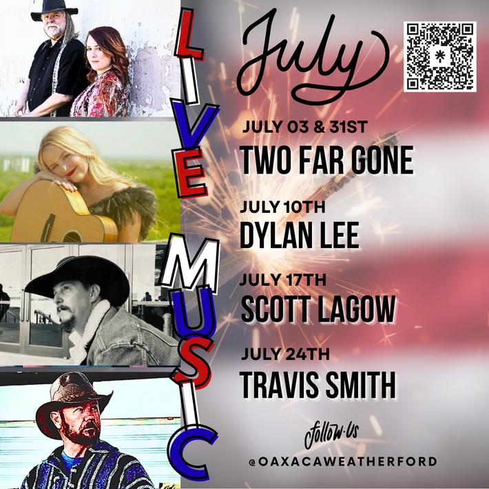 A poster for a concert in July