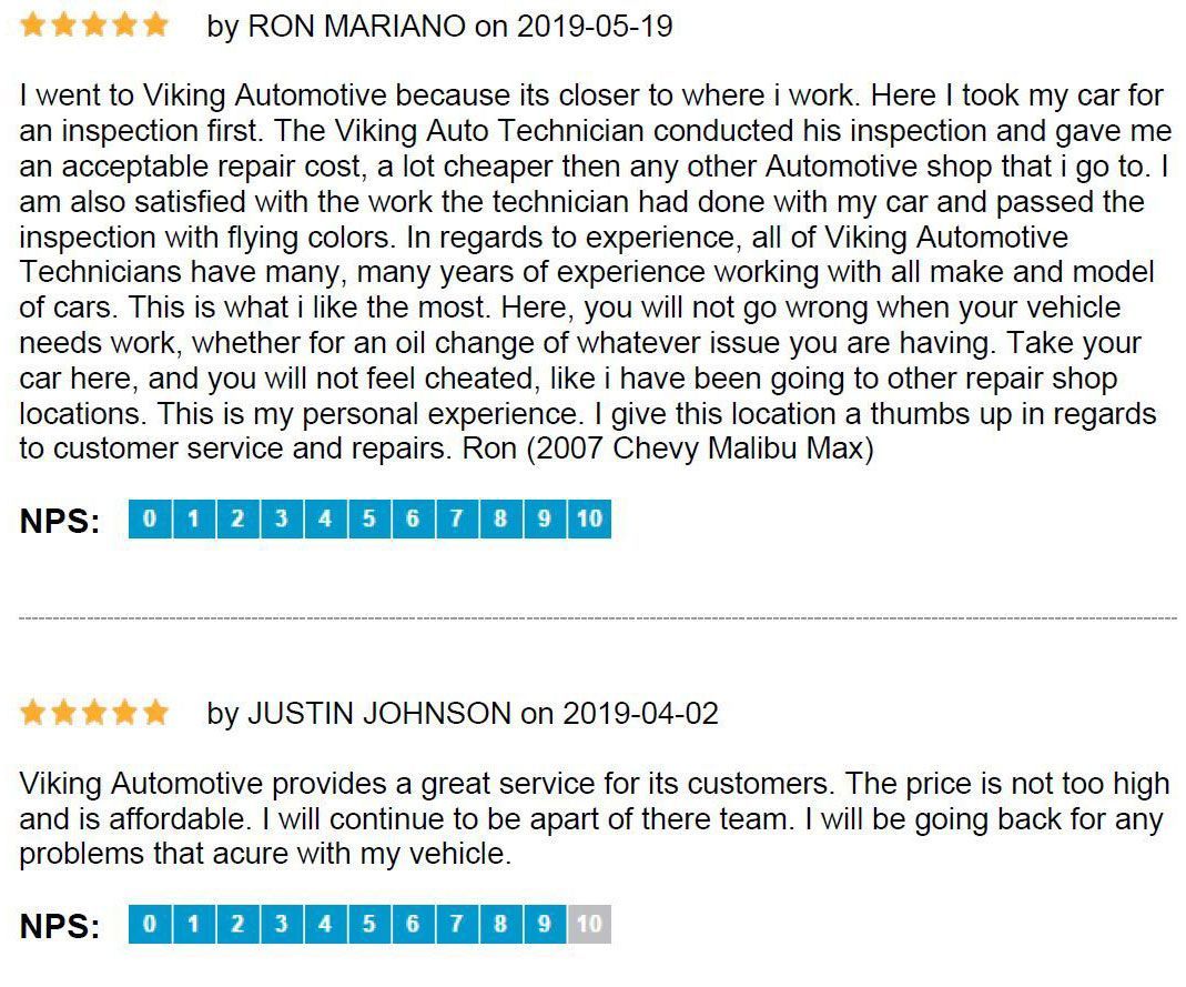 A review of a car repair shop by Ron Mariano