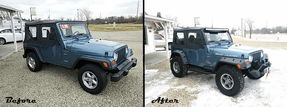 Jeep Before and After