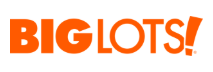 Big Lots! orange store logo on a white background