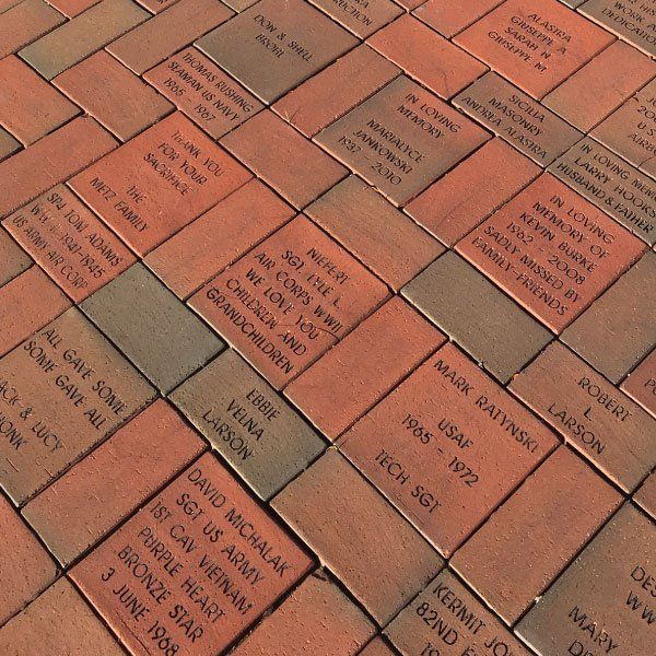 Engrave brick