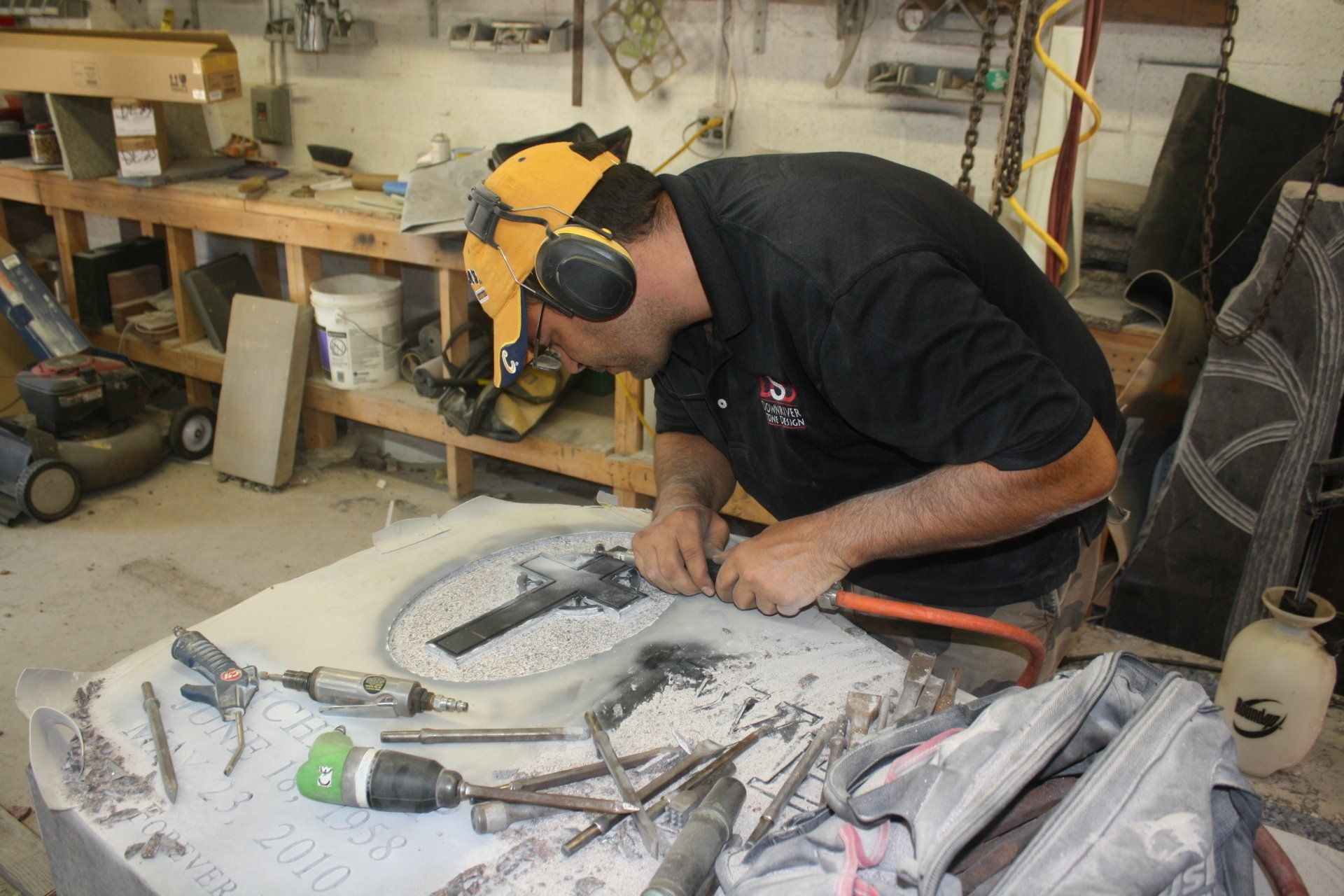 Headstone restoration