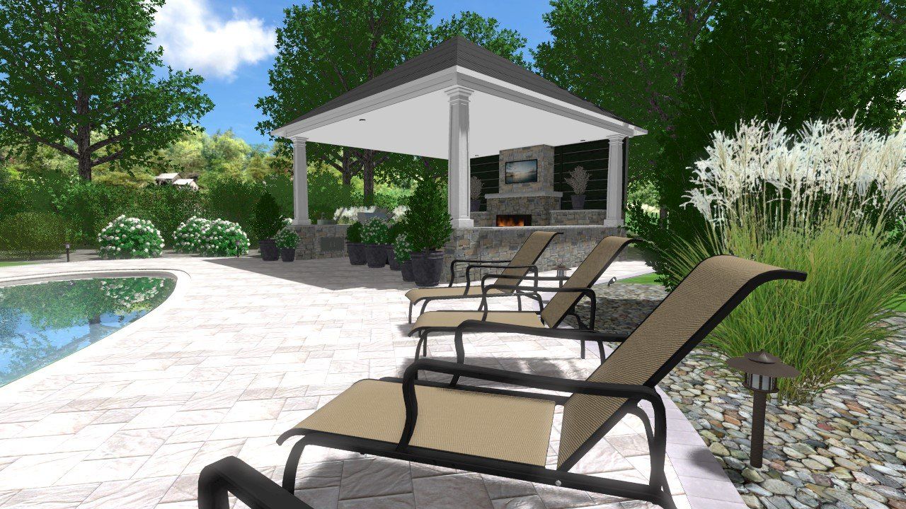 Kokemor - Perspective - Day Aerial 8 - Chair view