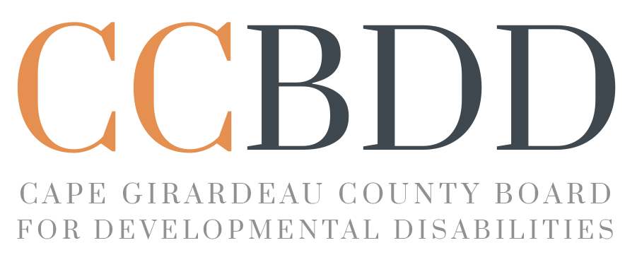 The logo for the cape girardeau county board for developmental disabilities