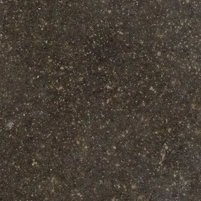 Close-up of a dark, speckled stone or textured surface with brown and gray tones