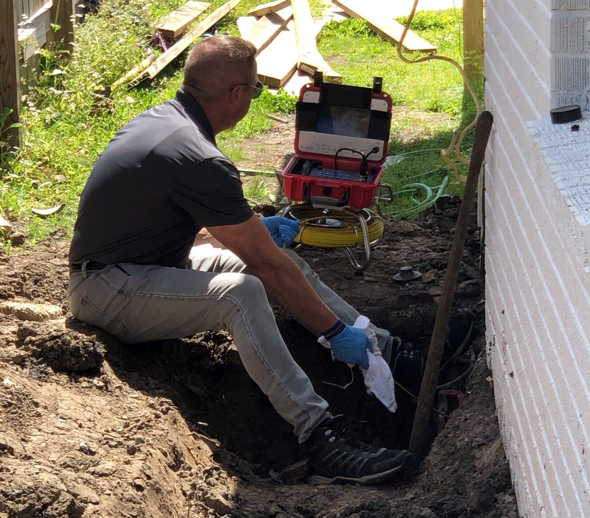 Video plumbing inspection