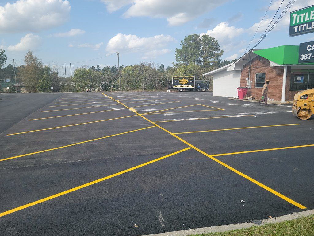 parking lot striping
