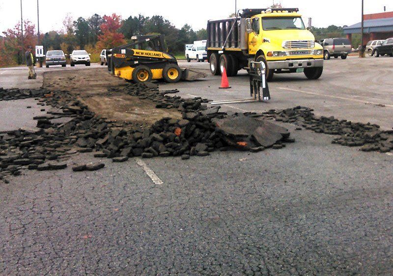 Parking lot patching and repair