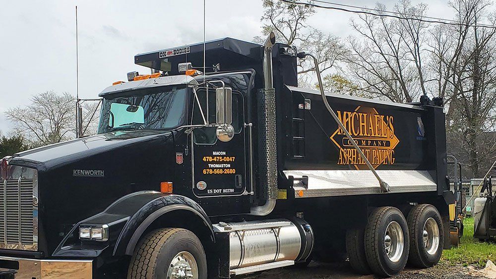 Michael's Asphalt Paving Truck