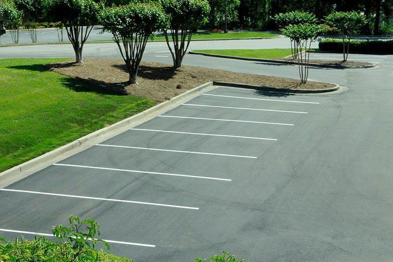 Commercial Paving with Parking Lot Markings