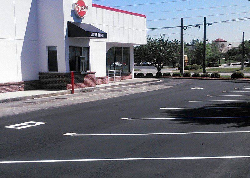 Krystal Drive Thru Parking Lot
