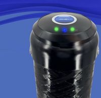 Three cylindrical water heaters and HVAC equipment in a utility room.