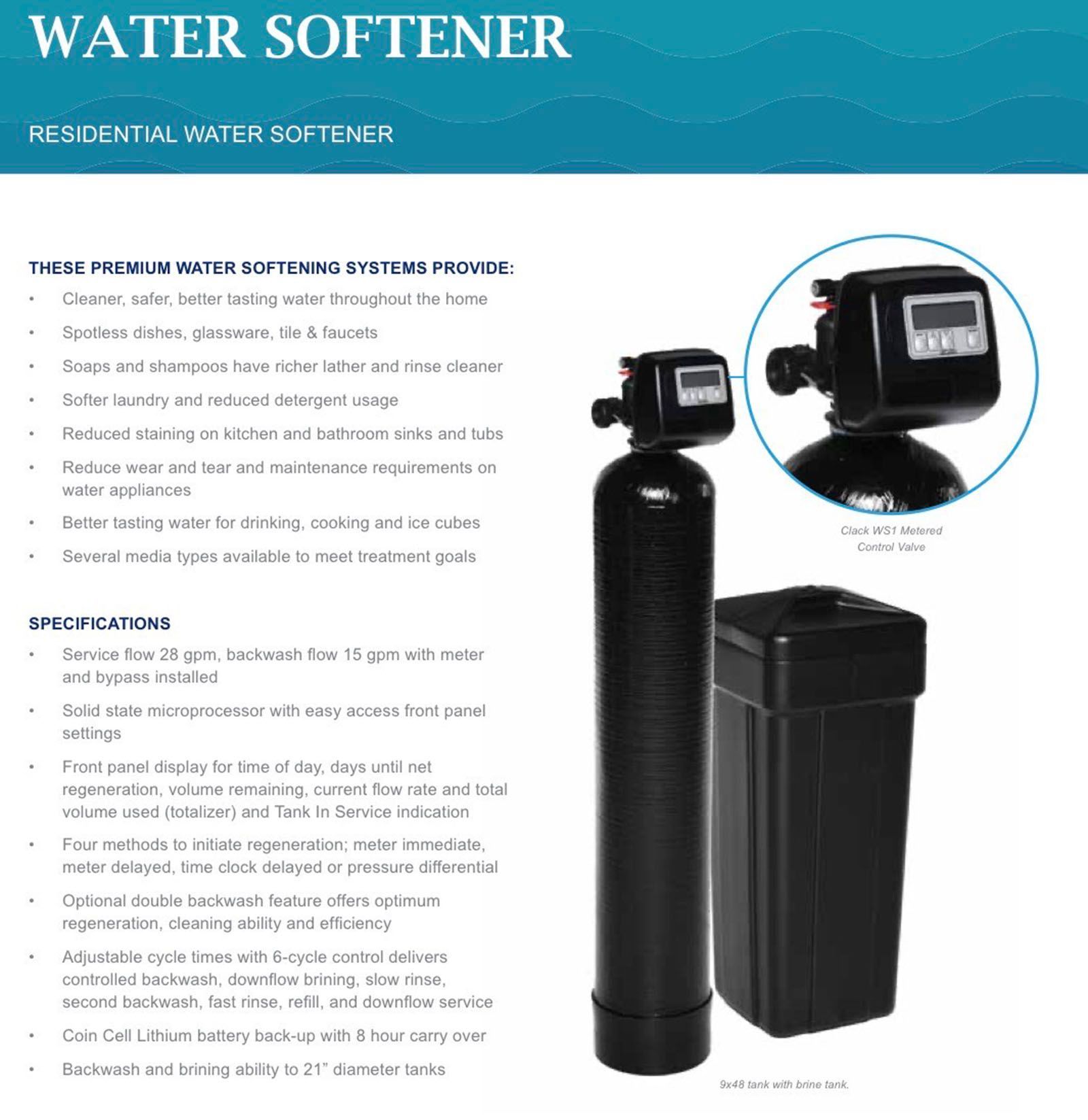 Water softener system